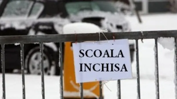 Șapte unități școlare din trei localități vor fi închise joi în Argeș