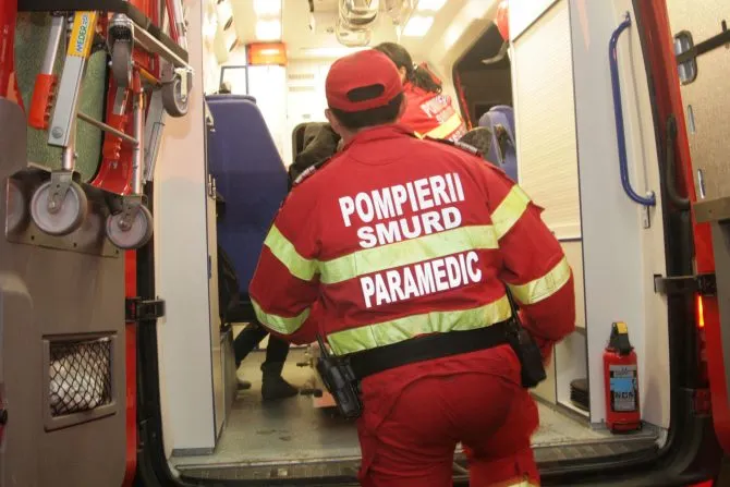 Accident la Morărești! O pasageră a fost rănită grav!