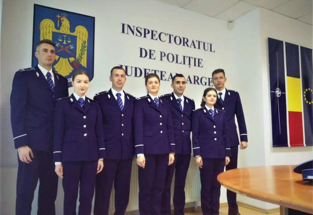 La IPJ Argeş au fost repartizaţi şapte poliţişti noi!