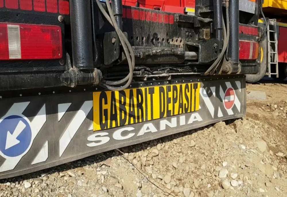 Un transport agabaritic în Veștem și Râmnicu Vâlcea