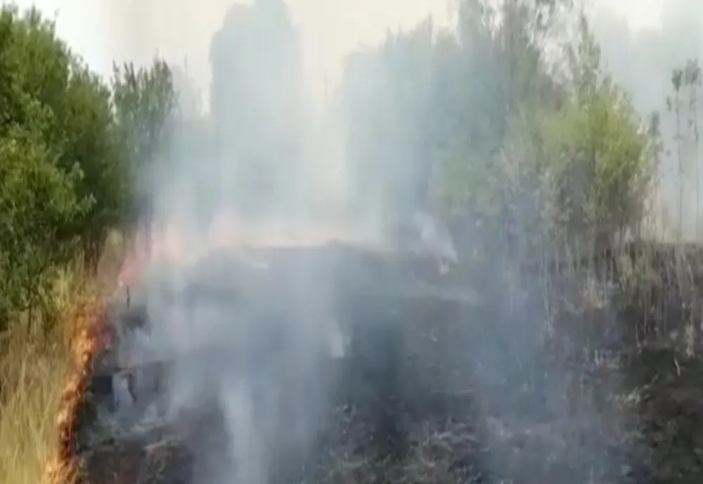 Incendiu în Unghieni, în această seară