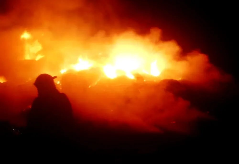 Incendiu în Corbi