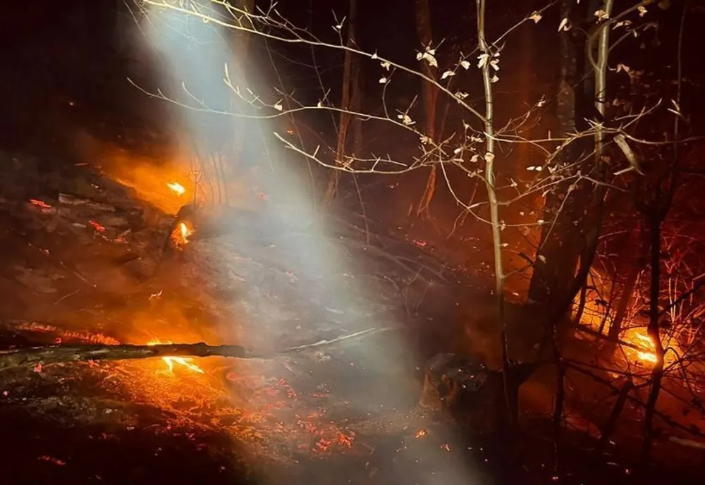 De câteva zile pompierii luptă cu flăcările în Argeș. Cetățenii provoacă incendiile, nerespectând regulile