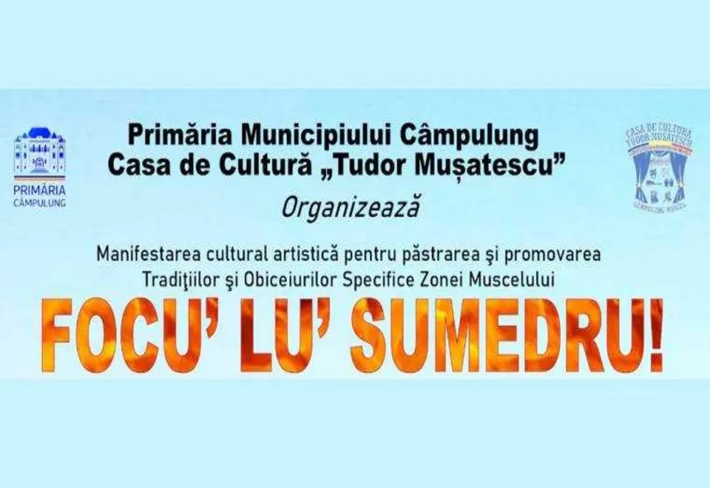 TRADIȚIA APRINDERII FOCULUI LUI SUMEDRU ÎN MUNICIPIUL MUSCELEAN