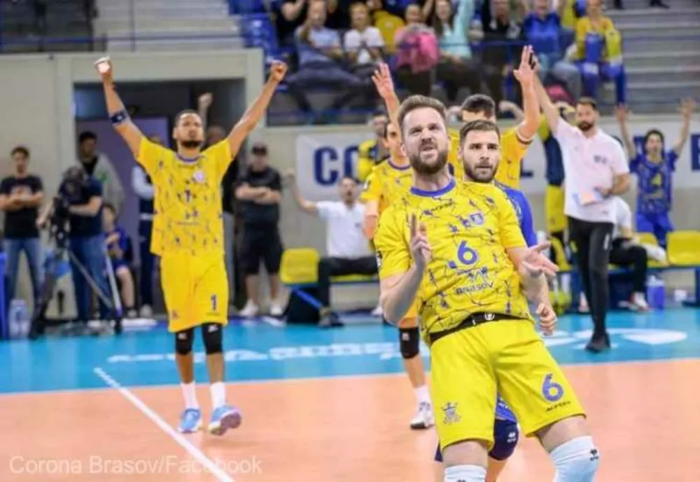 CSM CORONA BRAȘOV SE CALIFICĂ ÎN TURUL AL TREILEA AL LIGII CAMPIONILOR LA VOLEI MASCULIN