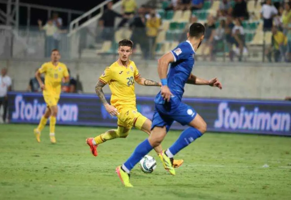 ECHIPA NAȚIONALĂ A ROMÂNIEI ÎNFRÂNGE CIPRUL CU 3-0 ȘI DENNIS MAN STRĂLUCEȘTE