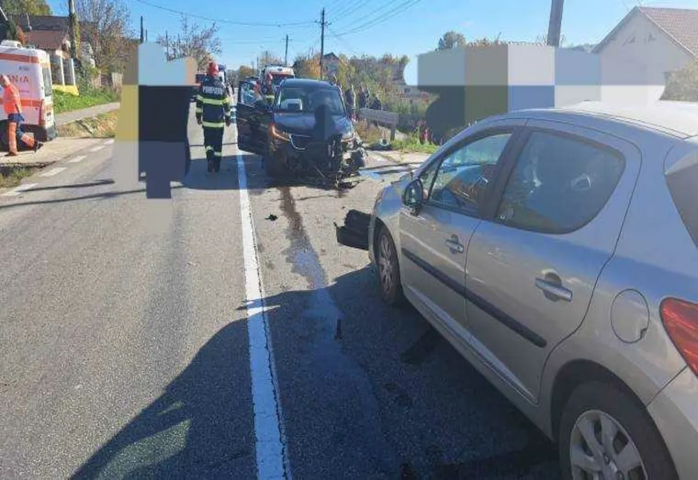 ACCIDENT RUTIER ÎN COMUNA BASCOV: TREI AUTOTURISME IMPLICATE ȘI TREI PERSOANE RĂNITE