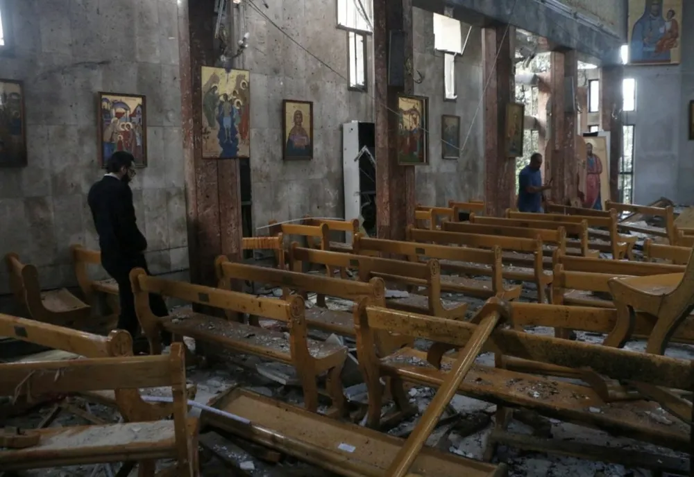 SIRIA: 20 DE MORȚI DUPĂ UN ATENTAT SINUCIGAȘ COMIS ÎNTR-O BISERICĂ ORTODOXĂ DIN CAPITALA DAMASC