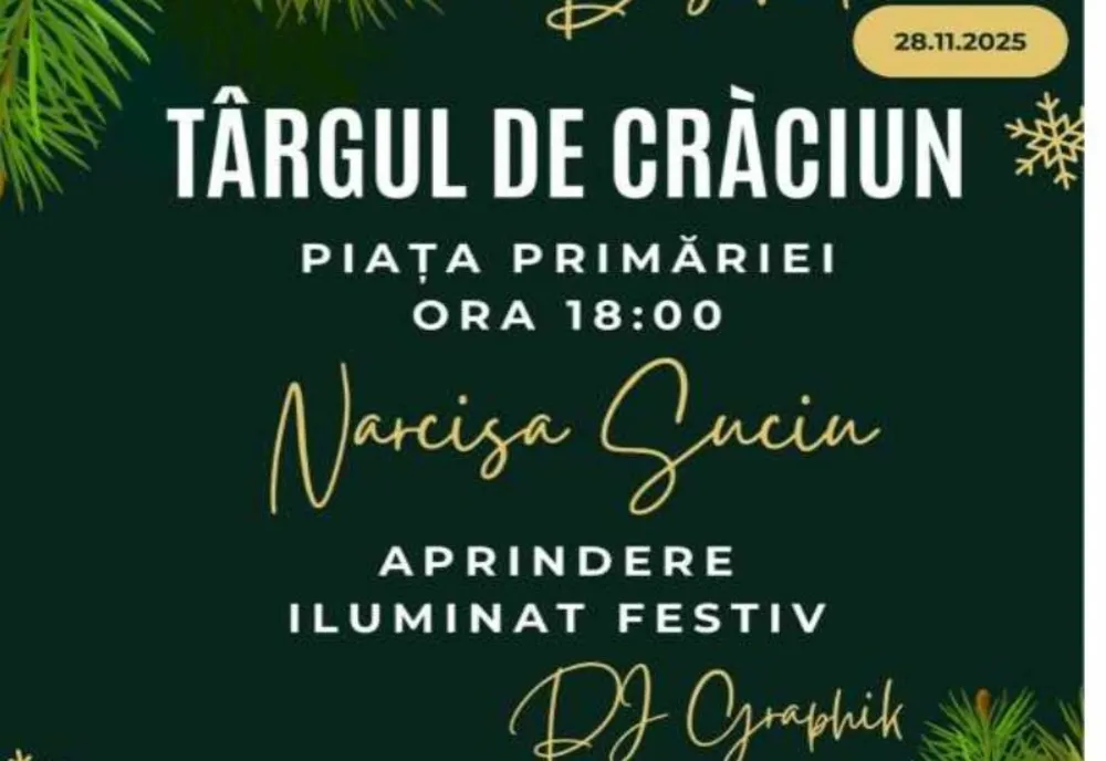 TÂRGUL DE CRĂCIUN DE LA PITEȘTI VA FI DESCHIS DIN 28 NOIEMBRIE