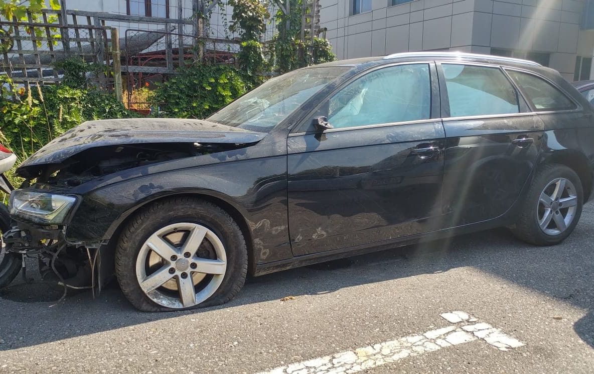 Şofer băut şi fără permis a provocat un accident! A fost reţinut