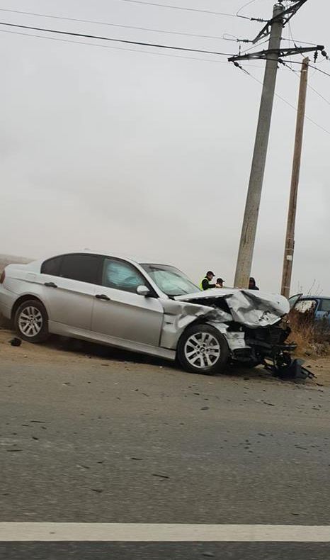 Accident cu doi olteni la Albota, în Argeş! Unul a fost rănit