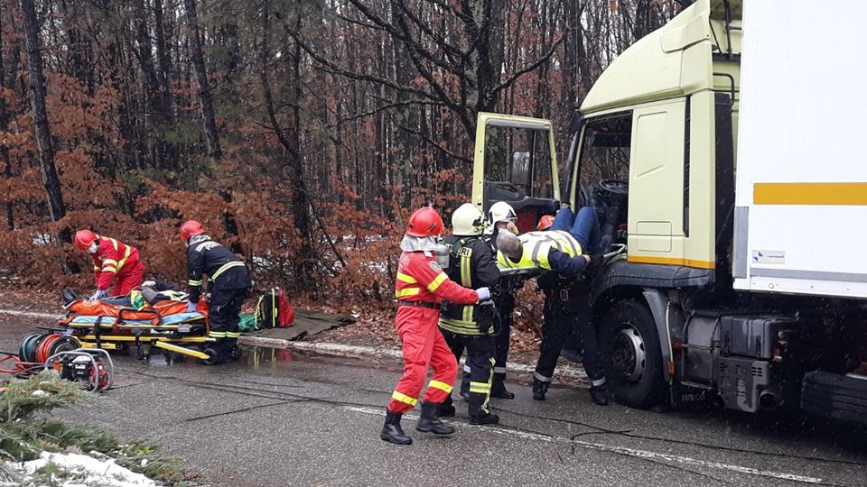 Exerciţiu de intervenţie lângă Fabrica de Combustibil Nuclear de la Mioveni