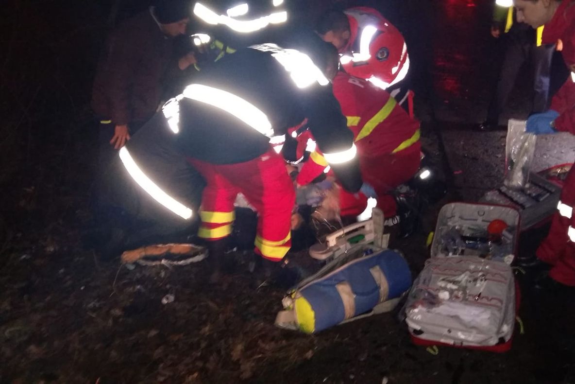 Video-Accident mortal la Poiana Lacului! Şoferul în stop cardio respirator