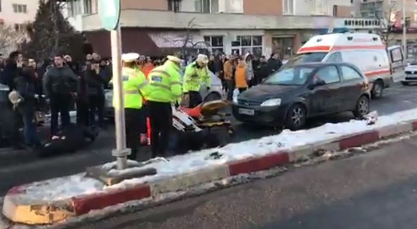 Trei femei lovite pe trecerea de pietoni, la Mioveni