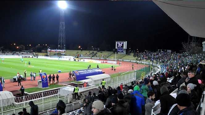 Meci din sferturile de finală ale Cupei României, pe Stadionul „Nicolae Dobrin”