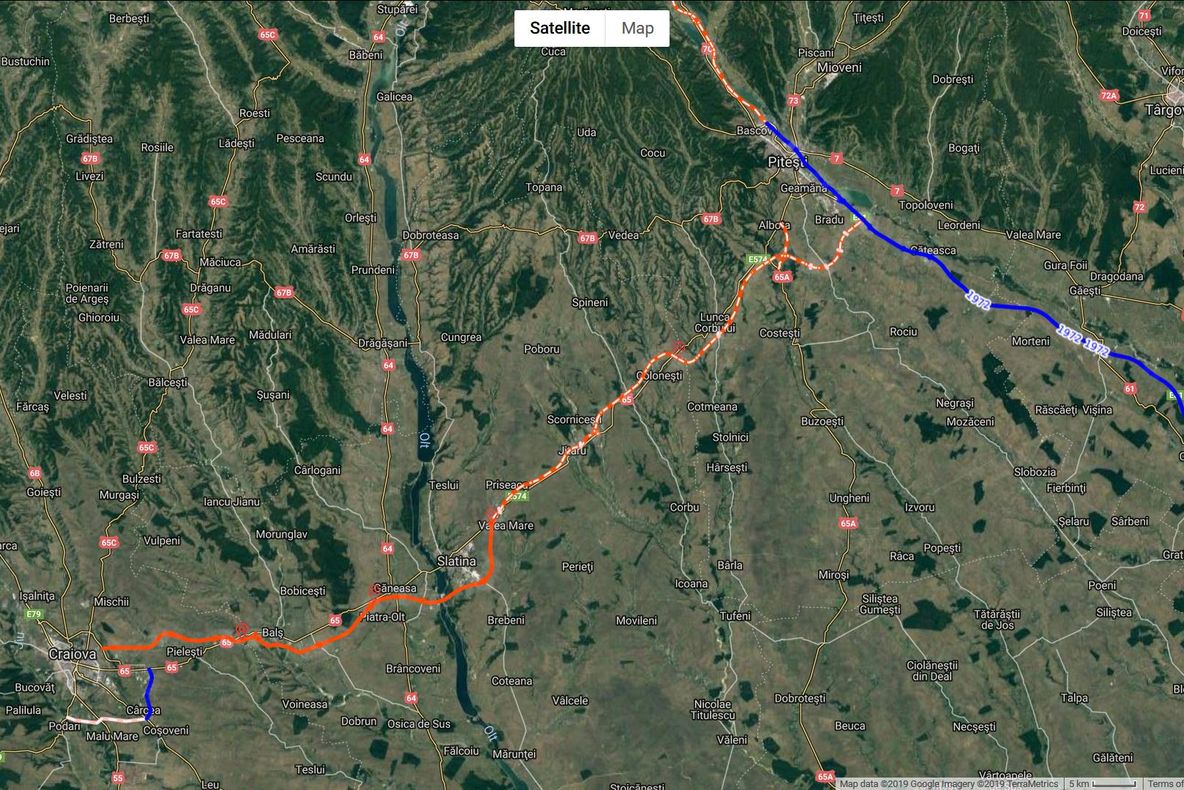 Licitația pentru tronsonul 3 al Drumului Expres Craiova Pitești, anulată 