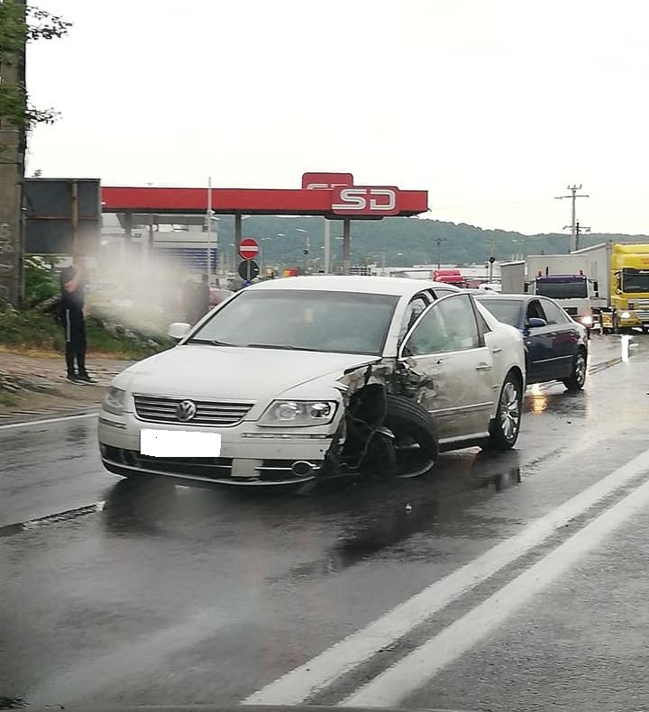 Update! Carambol la Bascov! Două TIR-uri și 5 mașini implicate într-un accident