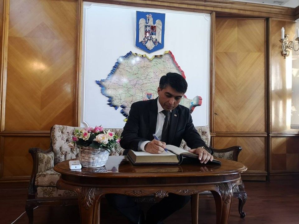 Ambasadorul Turkmenistanului în România, prezent în Argeș