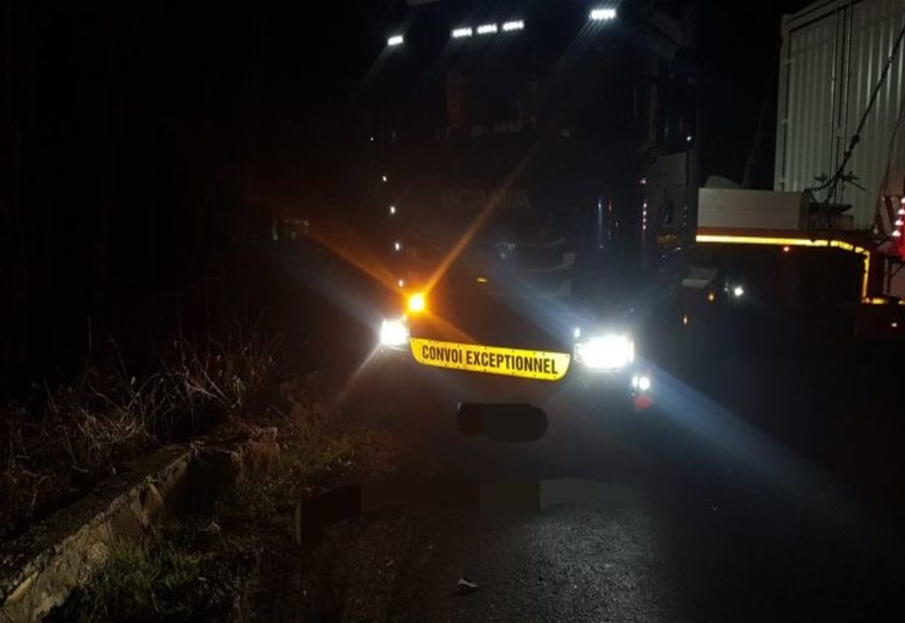 Transport agabaritic în această seară în România