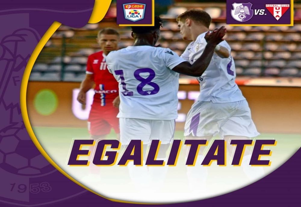 FC Argeș a câștigat primul punct din liga I