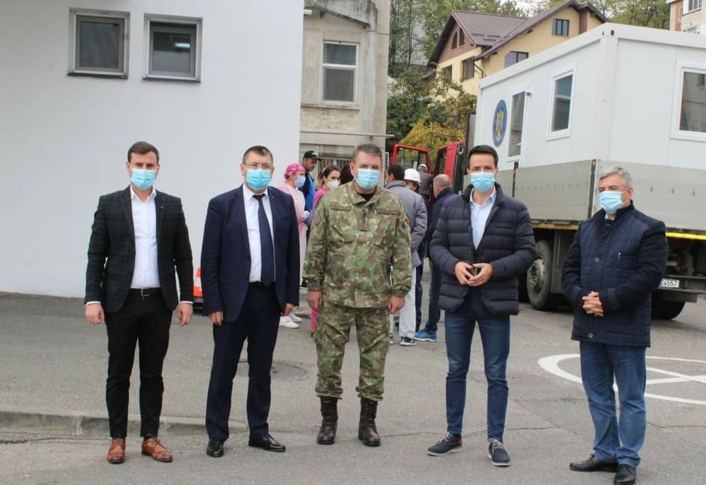 Argeș: Containere modulare pentru triajul epidemiologic al pacienților