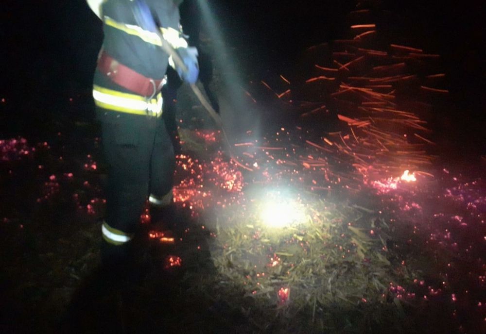 A fost incendiu în Argeș sâmbătă dimineață