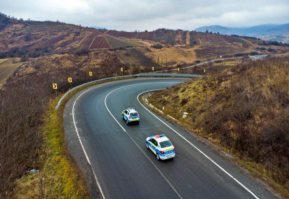 Tir în flăcări pe A1