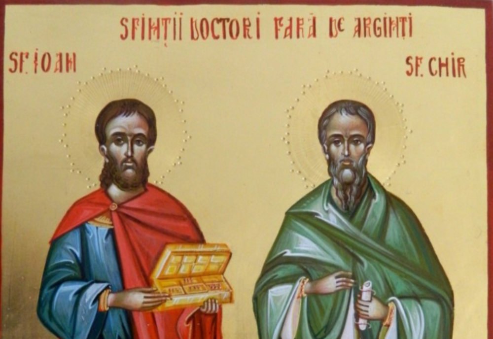 Sărbătoare 28 iunie - Aducerea Moaștelor Sfinților Mucenici Doctori fără de arginți Chir și Ioan