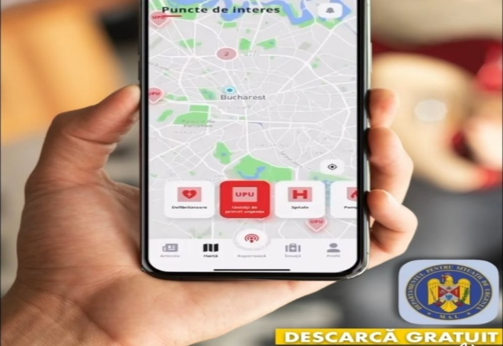 Departamentul pentru Situaţii de Urgenţă a actualizat aplicaţia prin care cetățenii pot primi pe dispozitivele mobile, mai multe tipuri de alerte 