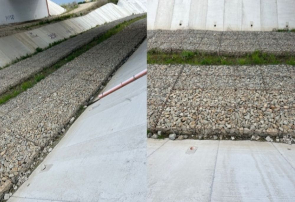 "De data asta s-a depășit orice limită". Plasele care susţin pietrele din gabioanele montate pe Drumul Expres Craiova-Pitești au dispărut, a anunțat DRDP Craiova