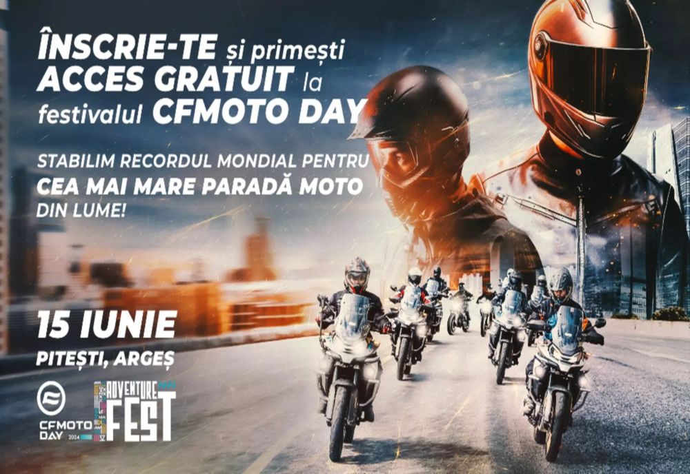 Vino la cea mai mare paradă moto din lume! VIDEO