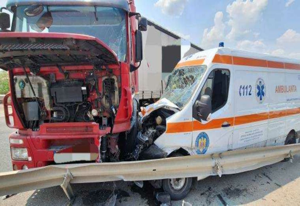 ACCIDENT PE AUTOSTRADA A1: TIR IMPLICAT ÎN COLIZIUNE