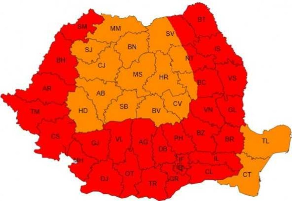 AVERTISMENT METEO: Cod Roșu de Caniculă Extins în Toată Țara