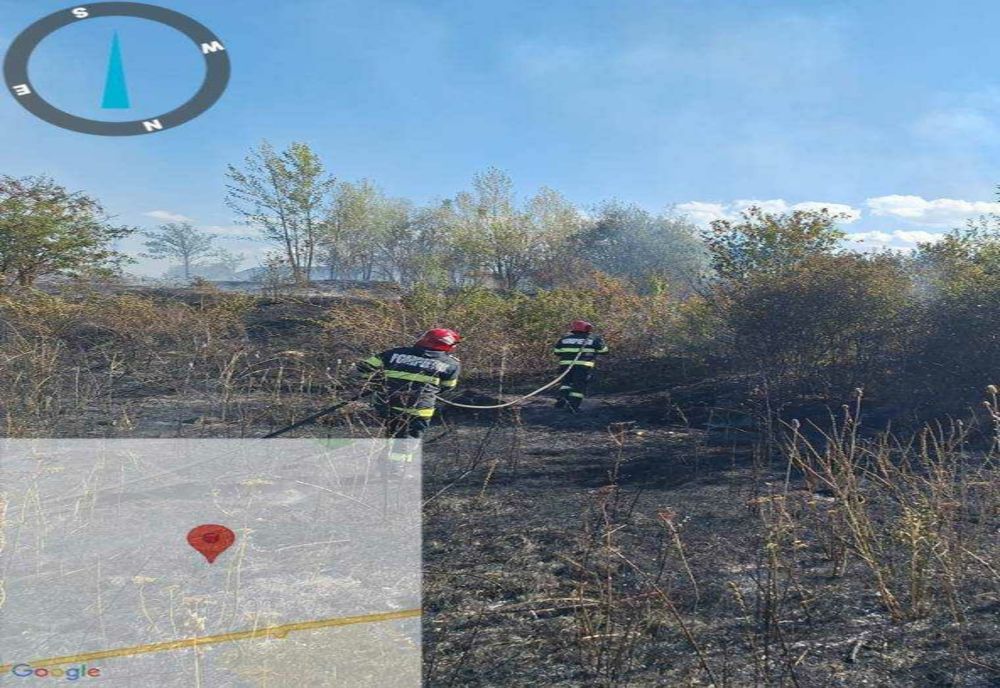 ACȚIUNE DE STINGERE A ȘASE INCENDII ÎN ARGEȘ