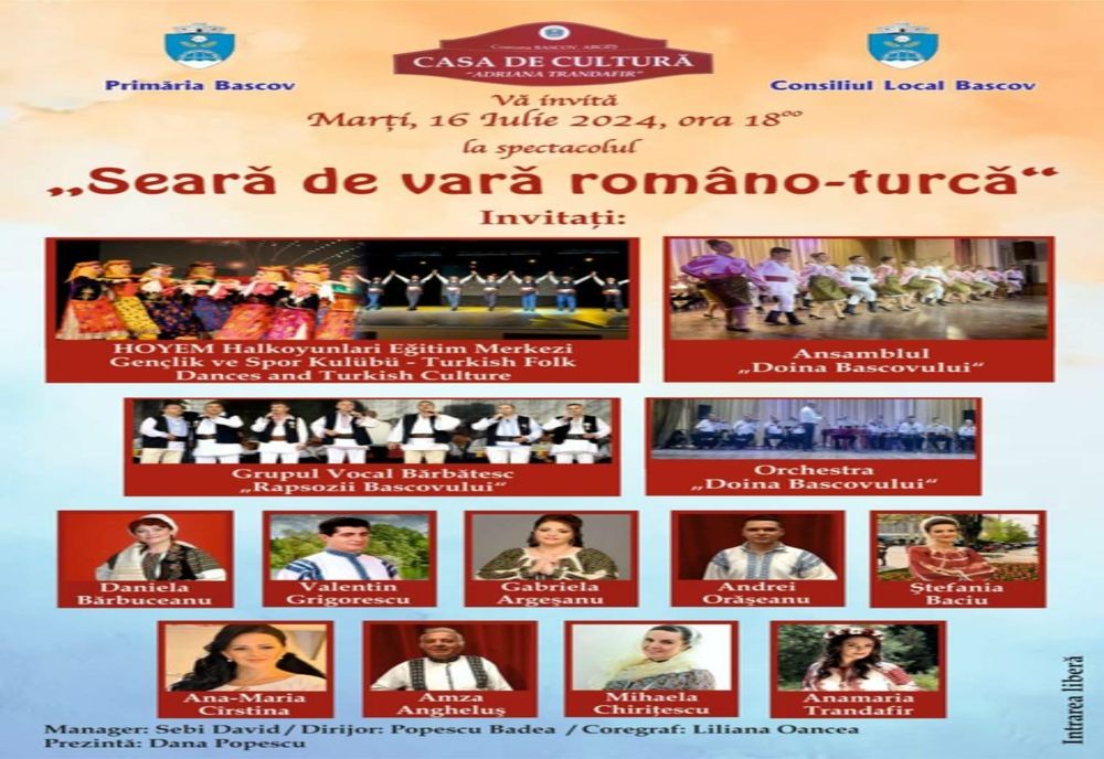 Oaspeți de Seamă pe Scena Casei de Cultură „Adriana Trandafir” Bascov