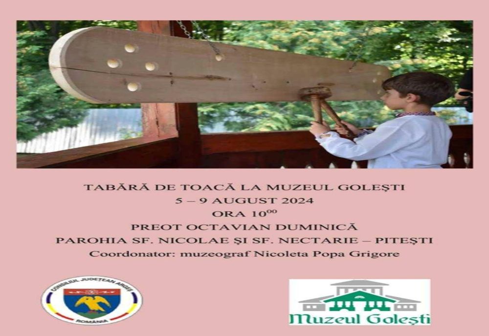IMPRESIONANTĂ TABĂRĂ DE TOACĂ LA MUZEUL GOLEȘTI