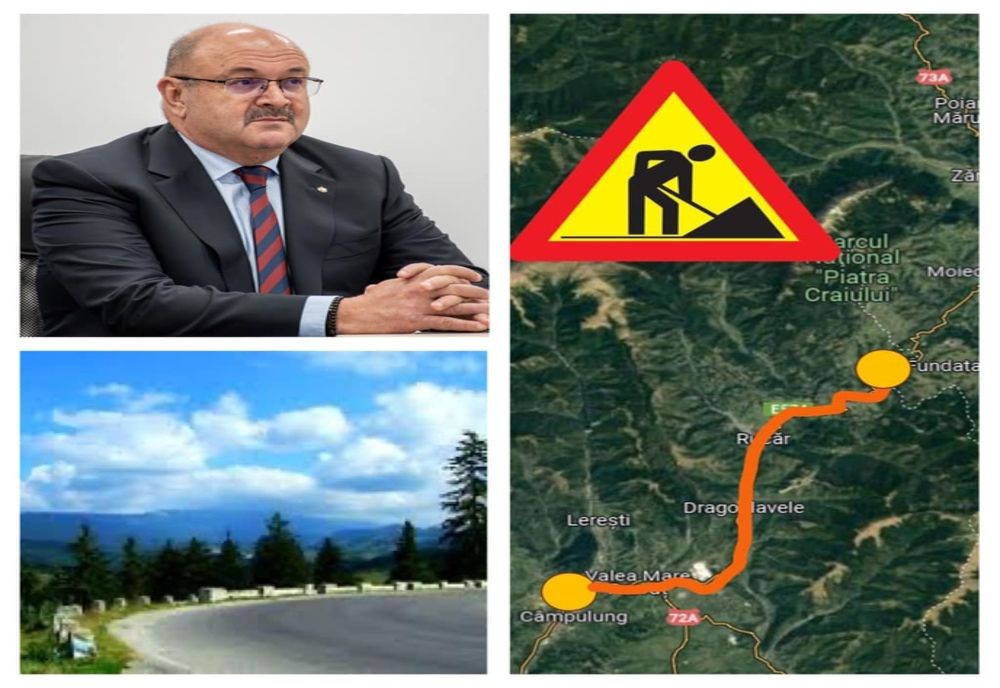 DN73 SE MODERNIZEAZĂ: TRONSONUL CÂMPULUNG - FUNDATA INTRĂ ÎN REABILITARE. ANUNȚUL LUI ION MÎNZÎNĂ