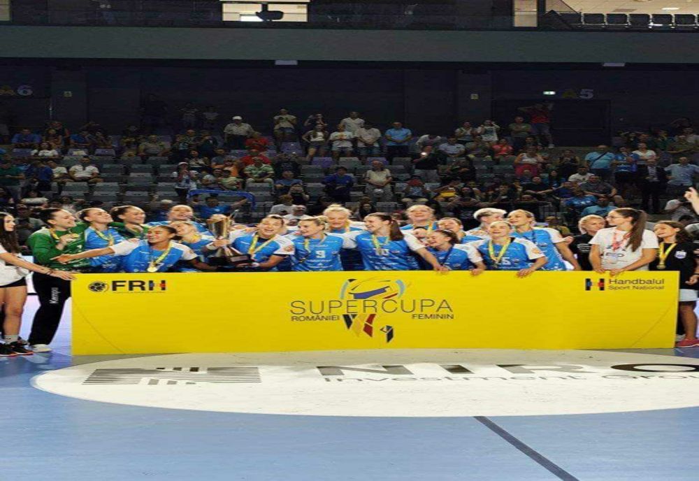 CSM BUCUREȘTI CÂȘTIGĂ SUPERCUPA ROMÂNIEI LA HANDBAL FEMININ