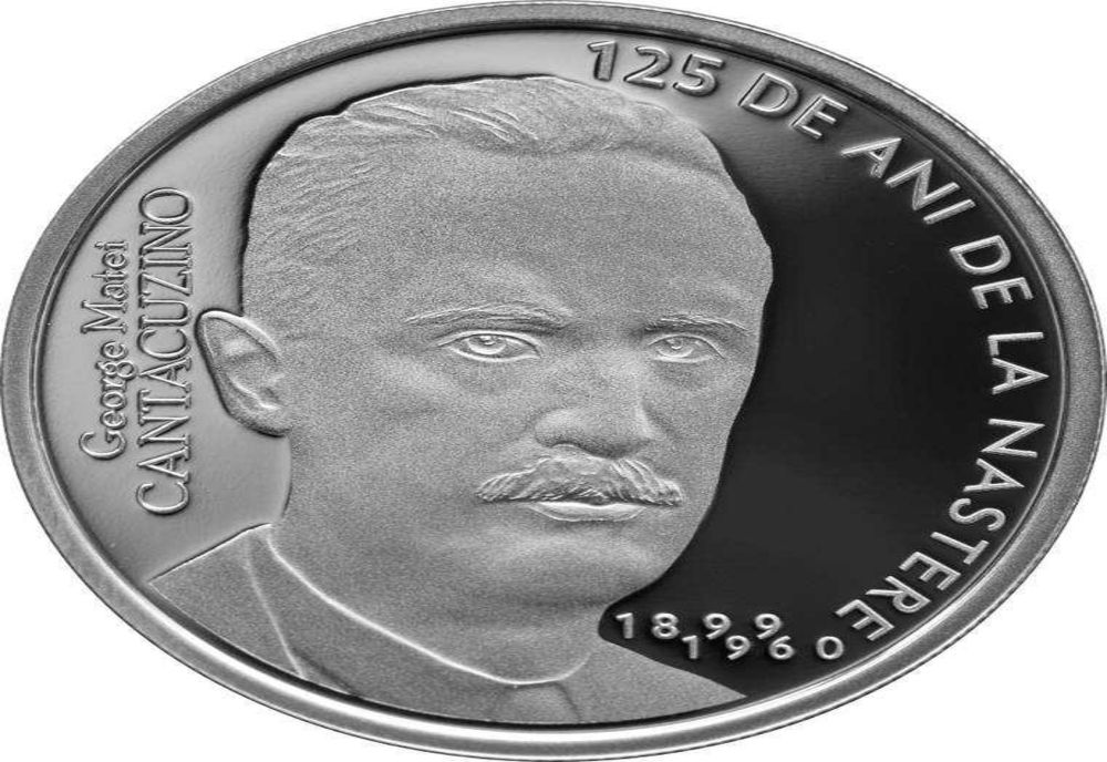 MONEDA ANIVERSARĂ GEORGE MATEI CANTACUZINO: 125 DE ANI DE LA NAȘTERE