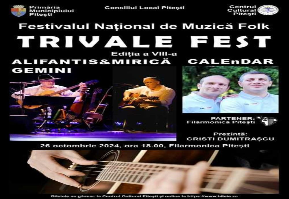 TRIVALE FEST 2024: NICU ALIFANTIS ÎN CONCERT LA FILARMONICA PITEȘTI