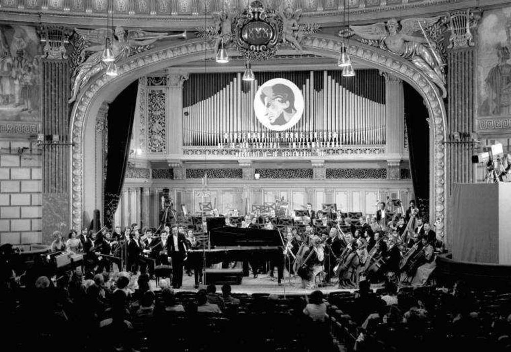INAUGURAREA PRIMEI EDIȚII A FESTIVALULUI INTERNȚIONAL GEORGE ENESCU DIN 1958