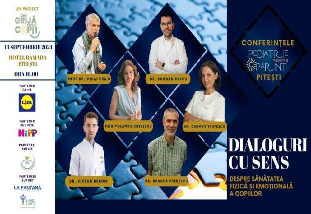 CONFERINȚA ”PEDIATRIE PENTRU PĂRINȚI” DESFĂȘURATĂ LA PITEȘTI