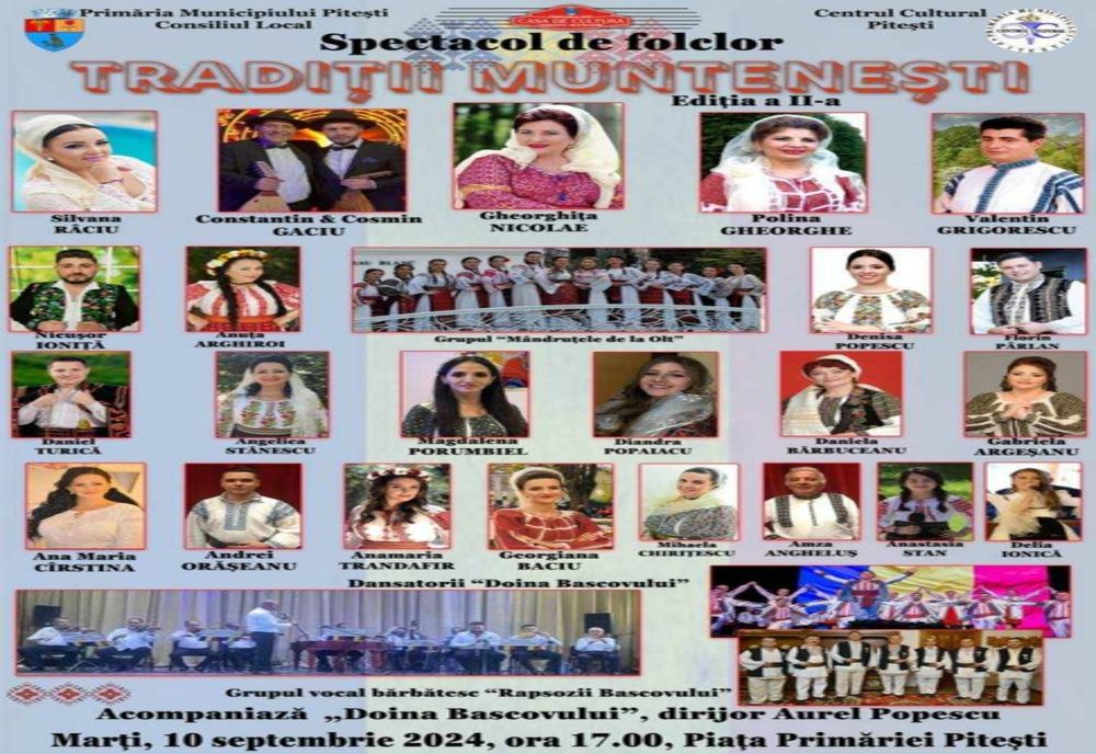 Spectacolul "Tradiții Muntenești": O Celebrare a Folclorului Românesc în Pitești
