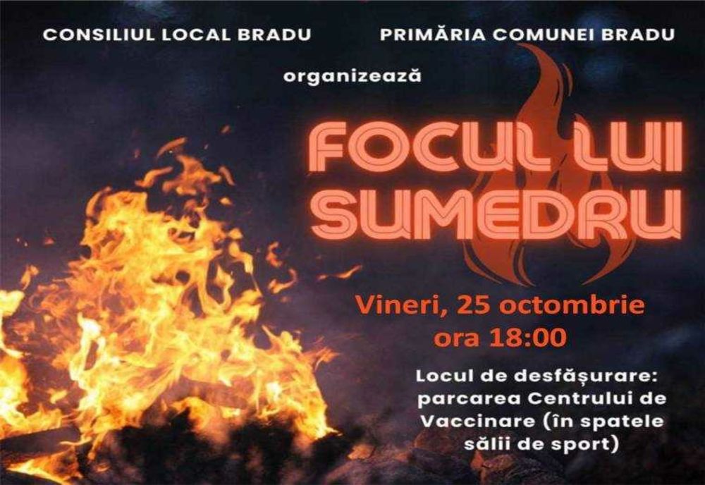 TRADIȚIE ROMÂNEASCĂ: FOCUL LUI SUMEDRU ÎN BRADU