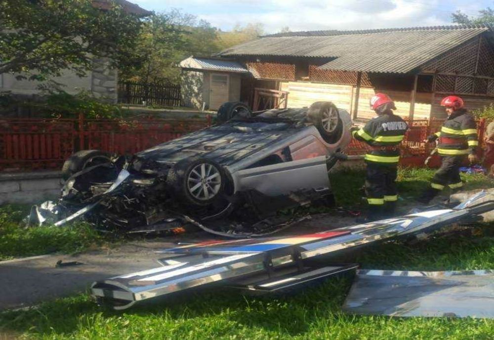 ACCIDENT RUTIER ÎN CÂMPULUNG MUSCEL