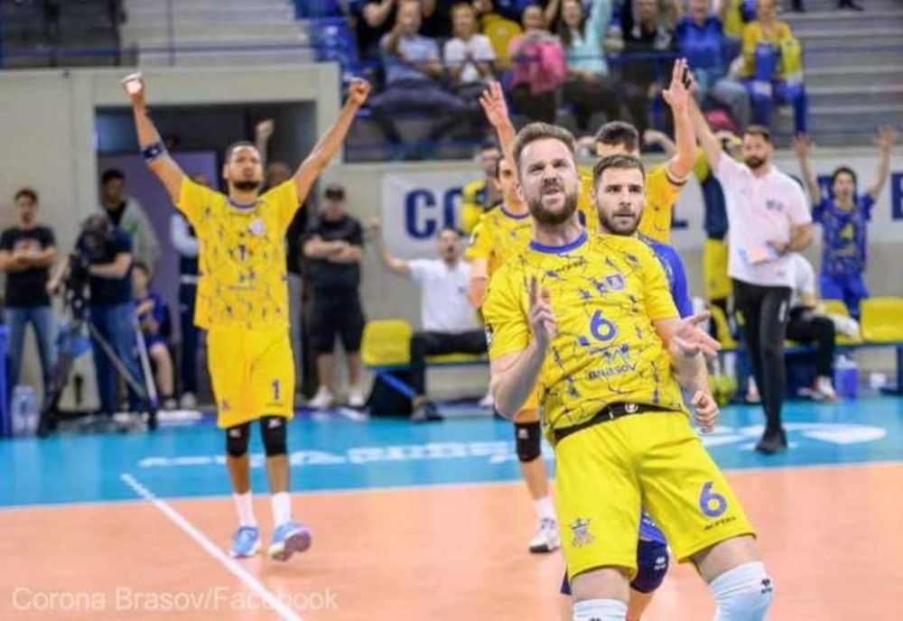 CSM CORONA BRAȘOV SE CALIFICĂ ÎN TURUL AL TREILEA AL LIGII CAMPIONILOR LA VOLEI MASCULIN