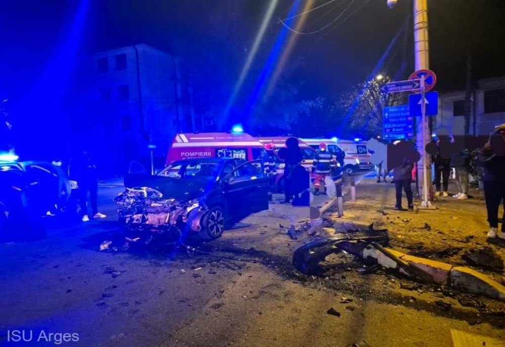 ŞAPTE PERSOANE IMPLICATE ÎNTR-UN ACCIDENT RUTIER PRODUS ÎN PITEŞTI