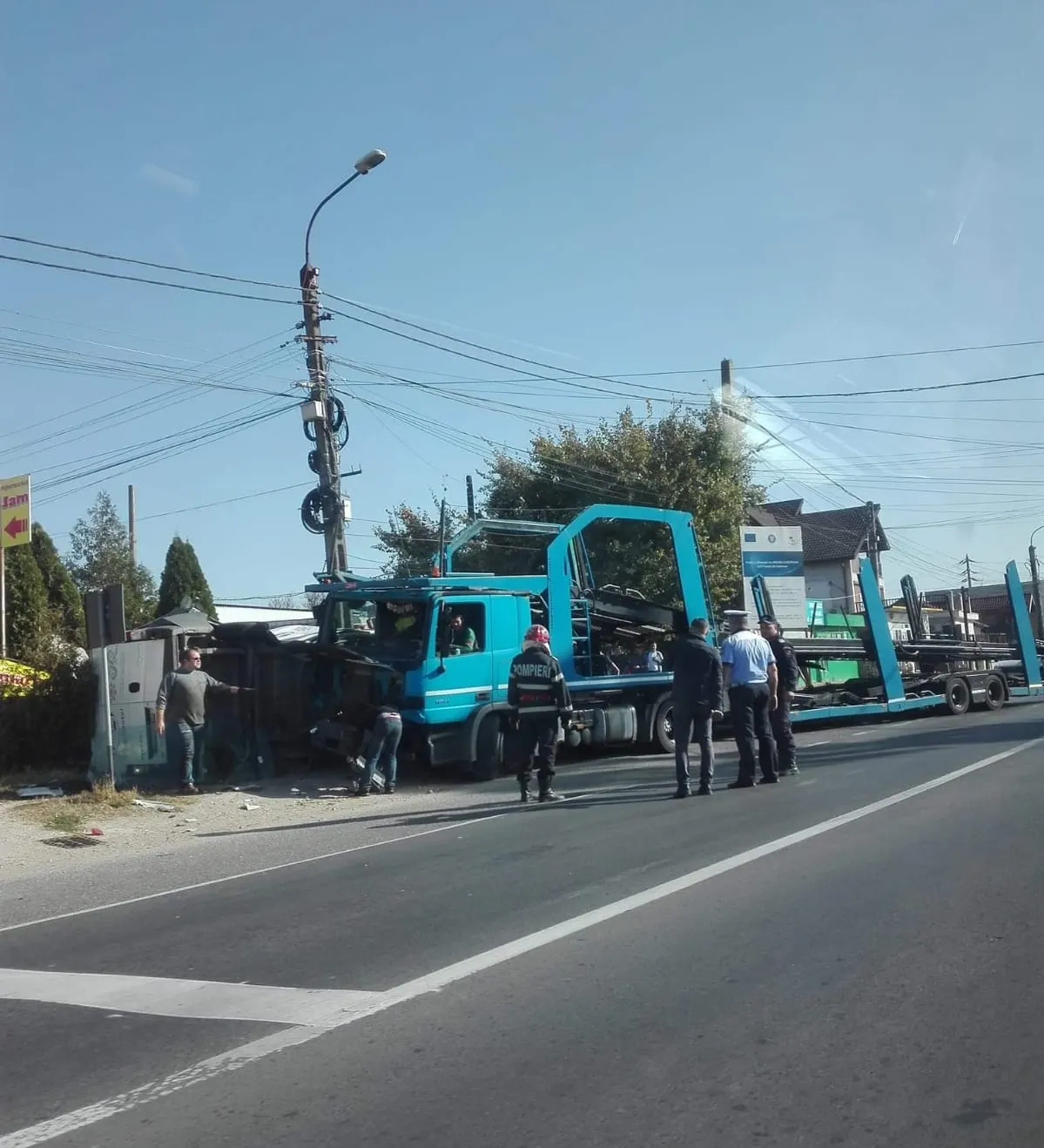 O dubita a fost rasturnata de un TIR 1