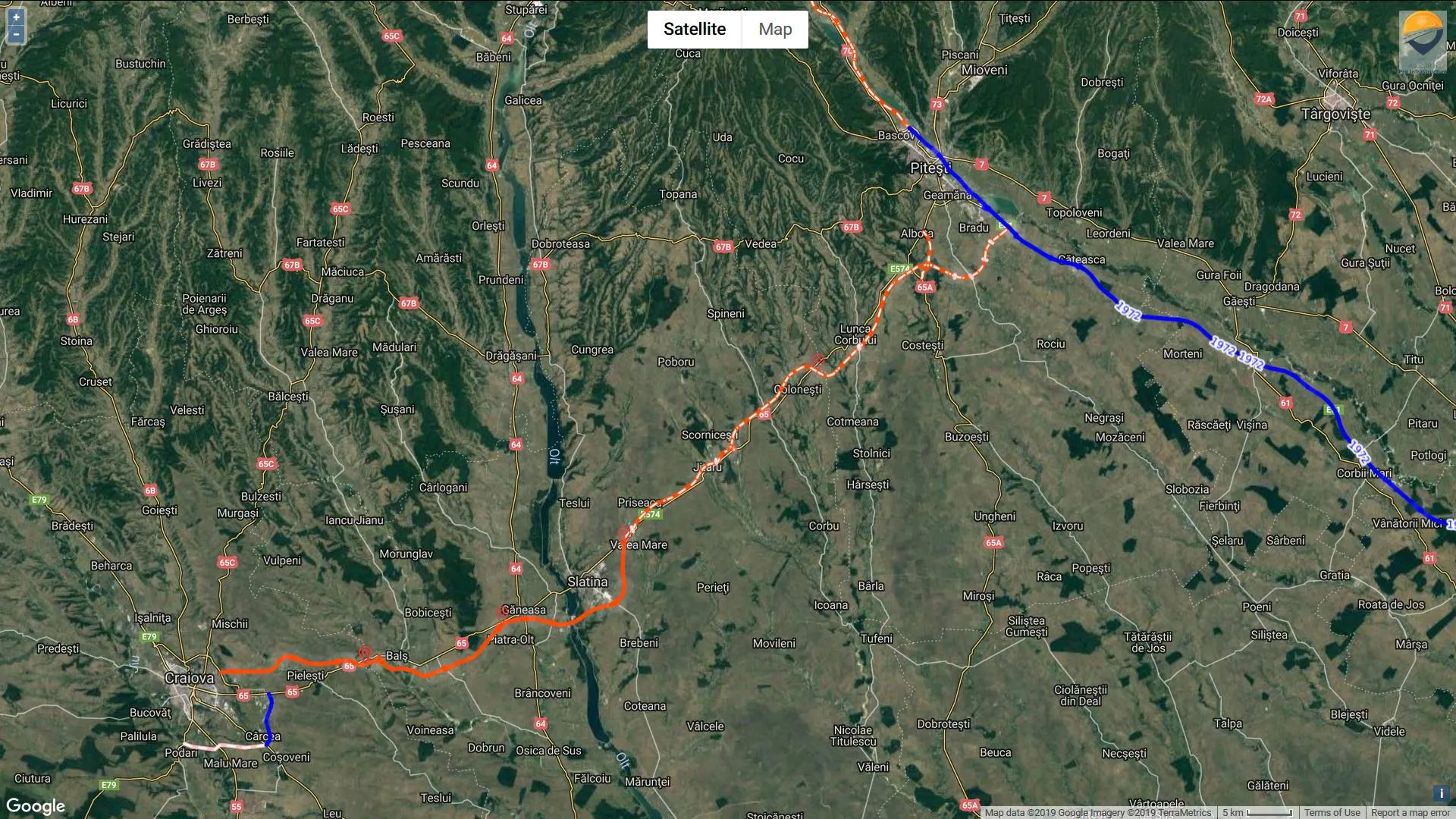 Drum Expres Craiova - Pitești licitație anulată
