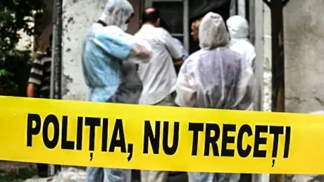 poliție - cadavru mumificat